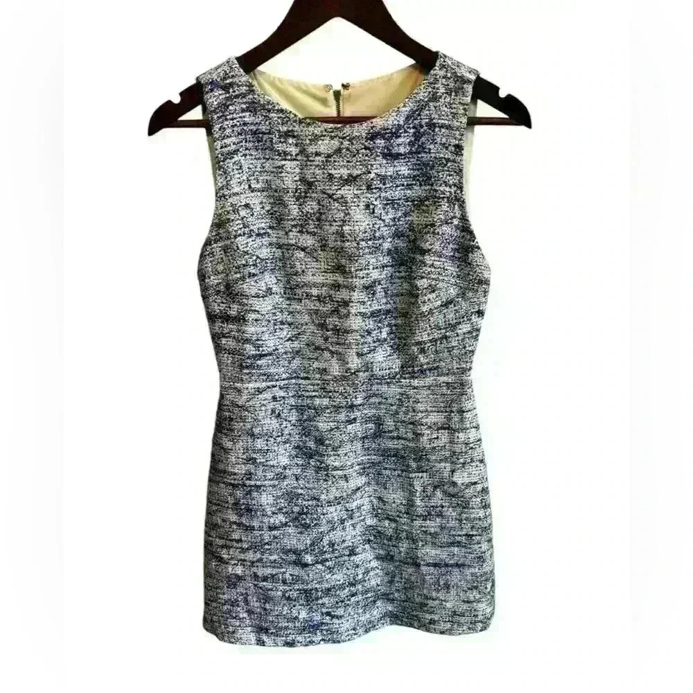 Alice + Olivia Gena Boucle Tweed Dress Size 6
